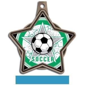  Hasty Awards 2.25 All Star Insert Custom Soccer Medals 