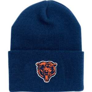  Chicago Bears One Size Retro Logo Cuffed Knit Beanie Navy 