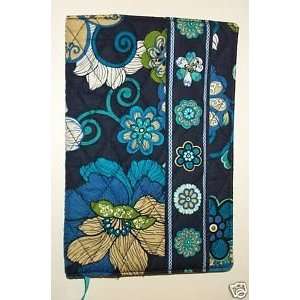  VERA BRADLEY QUILTED BOOK COVER   MOD FLORAL BLUE 