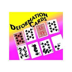  Deformation Cards Bicycle Poker Trick Close Up Magic 