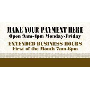    3x6 Vinyl Banner   Bill Pay Make Your Payment Here 