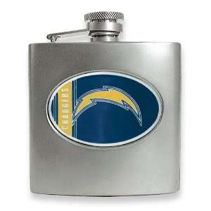    San Diego Chargers Stainless Steel Hip Flask: Kitchen & Dining
