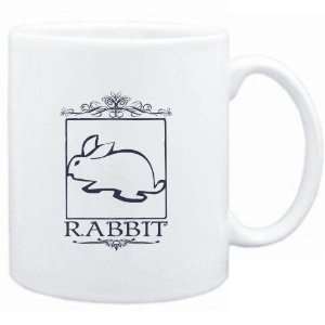  Mug White  Rabbit  Zodiacs: Sports & Outdoors