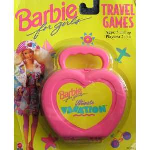  Barbie For Girls ULTIMATE VACATION Travel Games (1992 