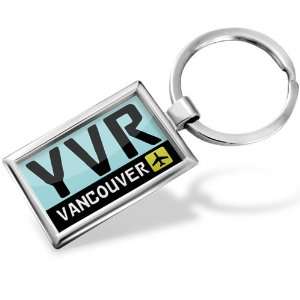 Keychain Airport code YVR / Vancouver country: United States   Hand 