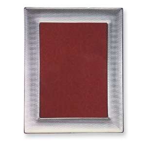  Sterling Silver Textured 5x7 Photo Frame: Jewelry