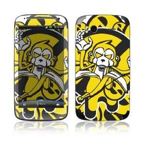 Monkey Banana Decorative Skin Decal Sticker for HTC Sensation Z710e 