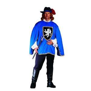  Adult Blue Musketeer Costume Size (42 50): Everything Else