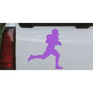 Football Player Running Sports Car Window Wall Laptop Decal Sticker 