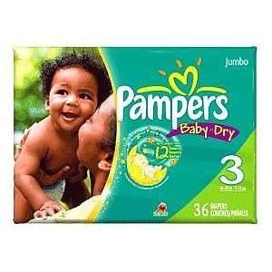   Baby Dry Diapers Jumbo Pack, Size 3, 144 Count: Health & Personal Care