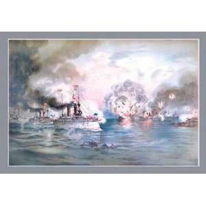   By Buyenlarge Naval Battle, Manila 20x30 poster