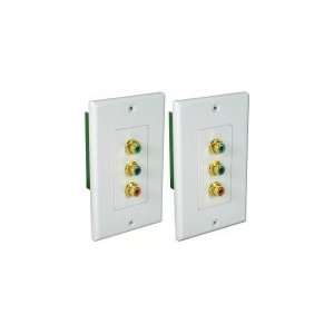  Component Video CAT5e Wallplate Extender Kit Extends composite 