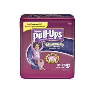  HUGGIES PULLUPS N/T GIRL 3T 4T , 21353 JUMBO NITE FITS 32 