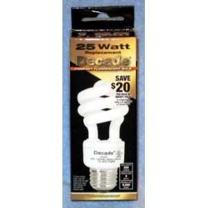 Feit Decade 4W / 25W A19 Soft White Twist CFL Bulb E26 Medium Base 