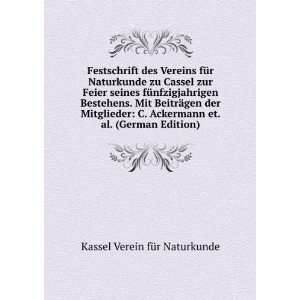   Ackermann et. al. (German Edition) Kassel Verein fÃ¼r Naturkunde
