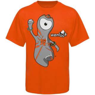 London 2012 Summer Olympics Orange Wenlock T shirt 886281014482  