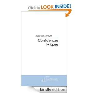 Confidences lyriques (French Edition) Mazouz Meroua  