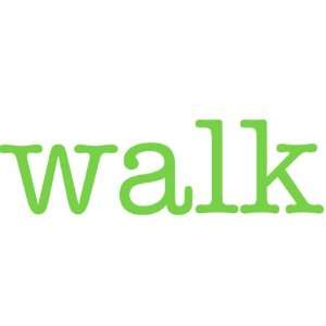  walk Giant Word Wall Sticker: Home & Kitchen