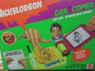 Nickelodeon GAK Copier Playset 5855 Mattel NRFB 1993 Slime Copy 