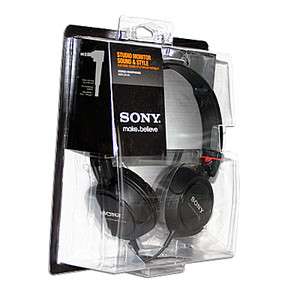 SONY MDRZX100 BLACK ZX SERIES STEREO HEADPHONES MDR ZX100 DJ STYLE 