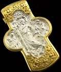 Orthodox Greek Byzantine XC Cross Apostles Silver Gold  