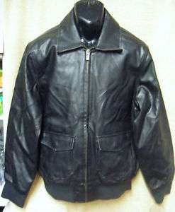ROUTE 66 BROWN FAUX LEATHER COAT SIZE MID.  