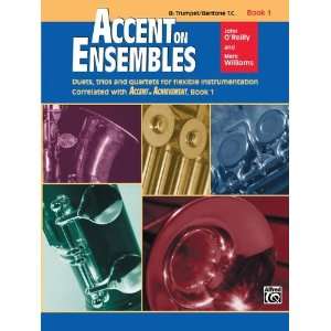  Alfred Accent on Ensembles Book 1 Trumpet Baritone T.C 