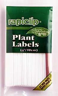White Plastic Labels with Marking Pencil   25 Pack  