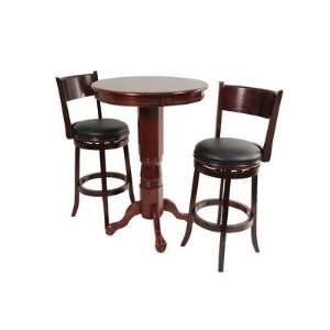  Florence 3 Piece Pub Table Set in English Tudor: Home 
