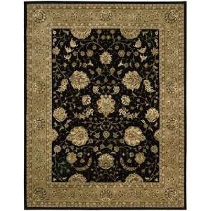  Nourison NOR2214BLK2.3X8 Nourison 2000 Runner Rug   Black 