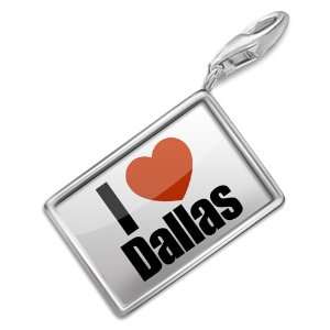FotoCharms I Love Dallas region: Texas, United States   Charm with 
