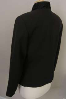 Ellen Tracy Zipper Jacket Brown Size 10 Wool Perfect  