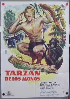 Spanish title Vuelve Tarzan de los monos.
