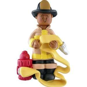  4082 Firefighter: African American Ornament: Everything 