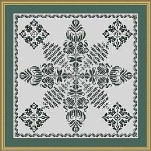  Flower Square Phoebe   Cross Stitch Pattern: Arts, Crafts 