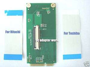 ZIF SSD HDD to mini PCI e pcie Adapter  