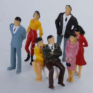 100 Model People Figure O Scale 1:50 Painted Passenger  