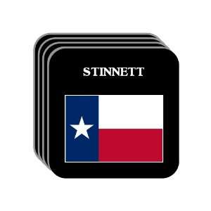 US State Flag   STINNETT, Texas (TX) Set of 4 Mini Mousepad Coasters