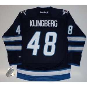  Carl Klingberg Winnipeg Jets Reebok Premier Jersey   Small 