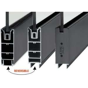  CRL 120 Black Anodized 6 Square Sidelite Rails