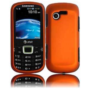  Orange Hard Case Cover for Samsung Evergreen A667: Cell 