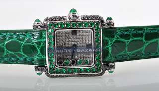 Chopard Happy Sport Square   Emeralds, Diamonds 276852 1015  
