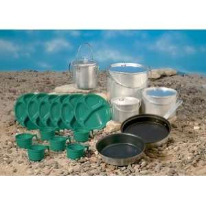  Metal Ware   Deluxe Camp Set 6 Person: Kitchen & Dining