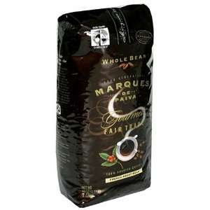 Marques de Paiva Gourmet Fair Trade Brazilian, French Roast Whole Bean 