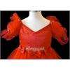 Red Wedding Flower Girl Pageant Party Dress Gown 2 13 T  