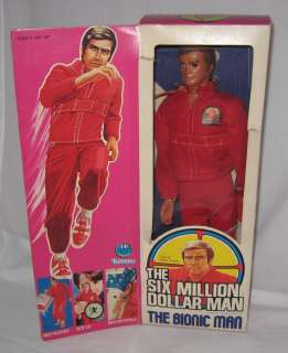 1975 KENNER 12 SIX MILLION DOLLAR MAN THE BIONIC MAN IN ORIGINAL BOX 