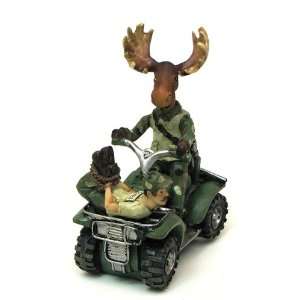  Best Quality  Comical Moose on 4 Wheeler