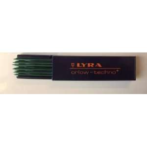  2MM Green Drawing Leads. Lyra. 12 Pcs. 6324 G Office 