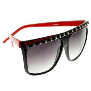   Studded Party Rock Clubbing Neon 80s Retro Shades Sunglasses 8394