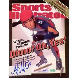  Apolo Anton Ohno Autographed Sports Illustrated Sports 